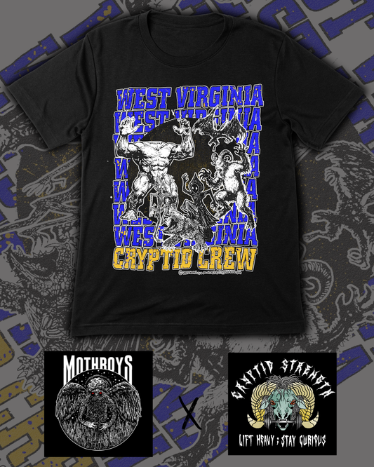 WEST VIRGINIA CRYPTID CREW | MOTHBOYS x CRYPTID STRENGTH