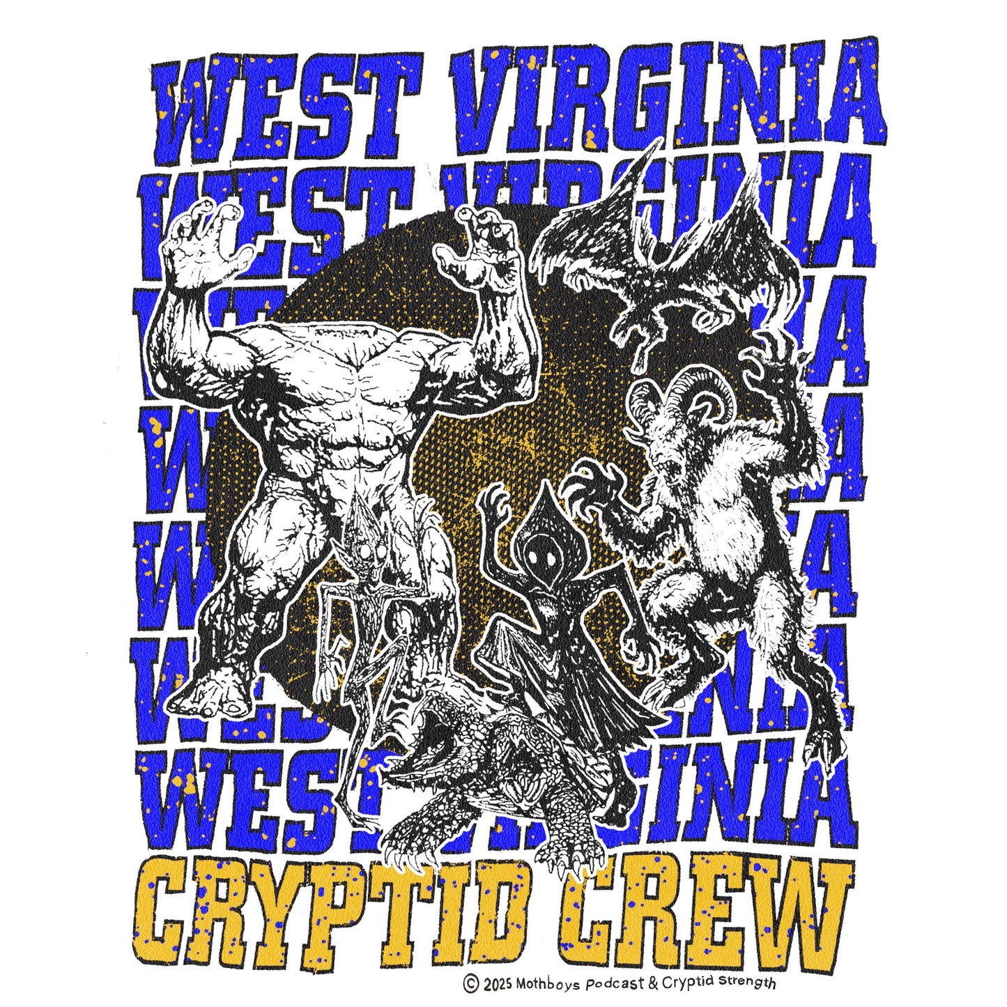 WEST VIRGINIA CRYPTID CREW | MOTHBOYS x CRYPTID STRENGTH